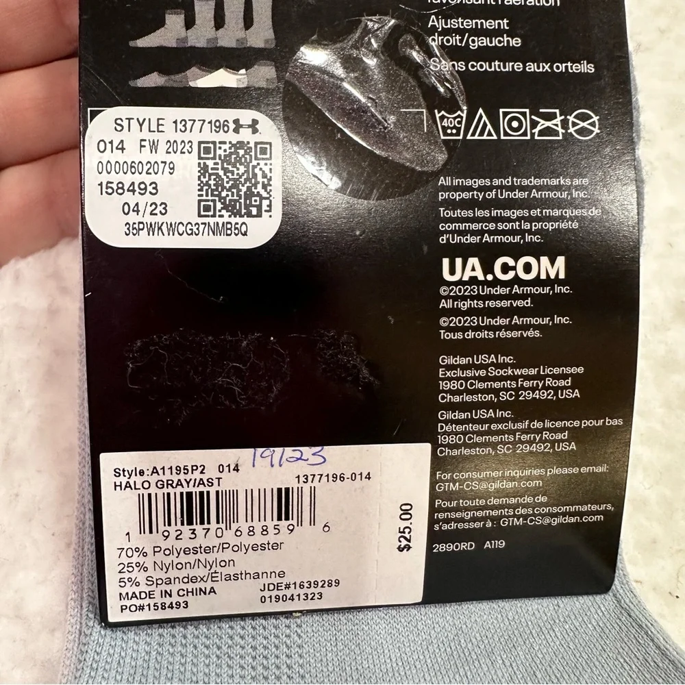 Under Armour Men's ISO-Chill Golf Socks - Picture 8 of 8